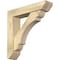 Ekena Millwork Olympic Slat Rough Sawn Bracket w/ Offset Brace, Douglas Fir, 6"W x 26"D x 26"H BKT0604X26X26OLY06RDF - alternate 1